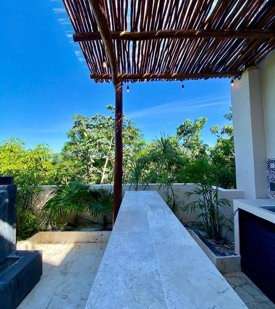 Luxury Jungle Penthouse With Private Rooftop Pool Chemuyil Apartment