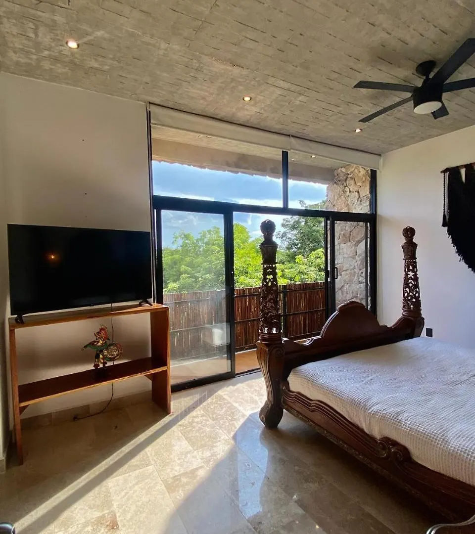 Luxury Jungle Penthouse With Private Rooftop Pool Chemuyil Mexico